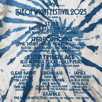 The Isle of Wight Festival 2025 Event Kids Hoodie Tie Dye by 2025 is perfect for young fans, featuring a blue and white tie-dye design inspired by the lineup with Sting, Stereophonics, Justin Timberlake, Faithless, The Corrs, Clean Bandit & more.