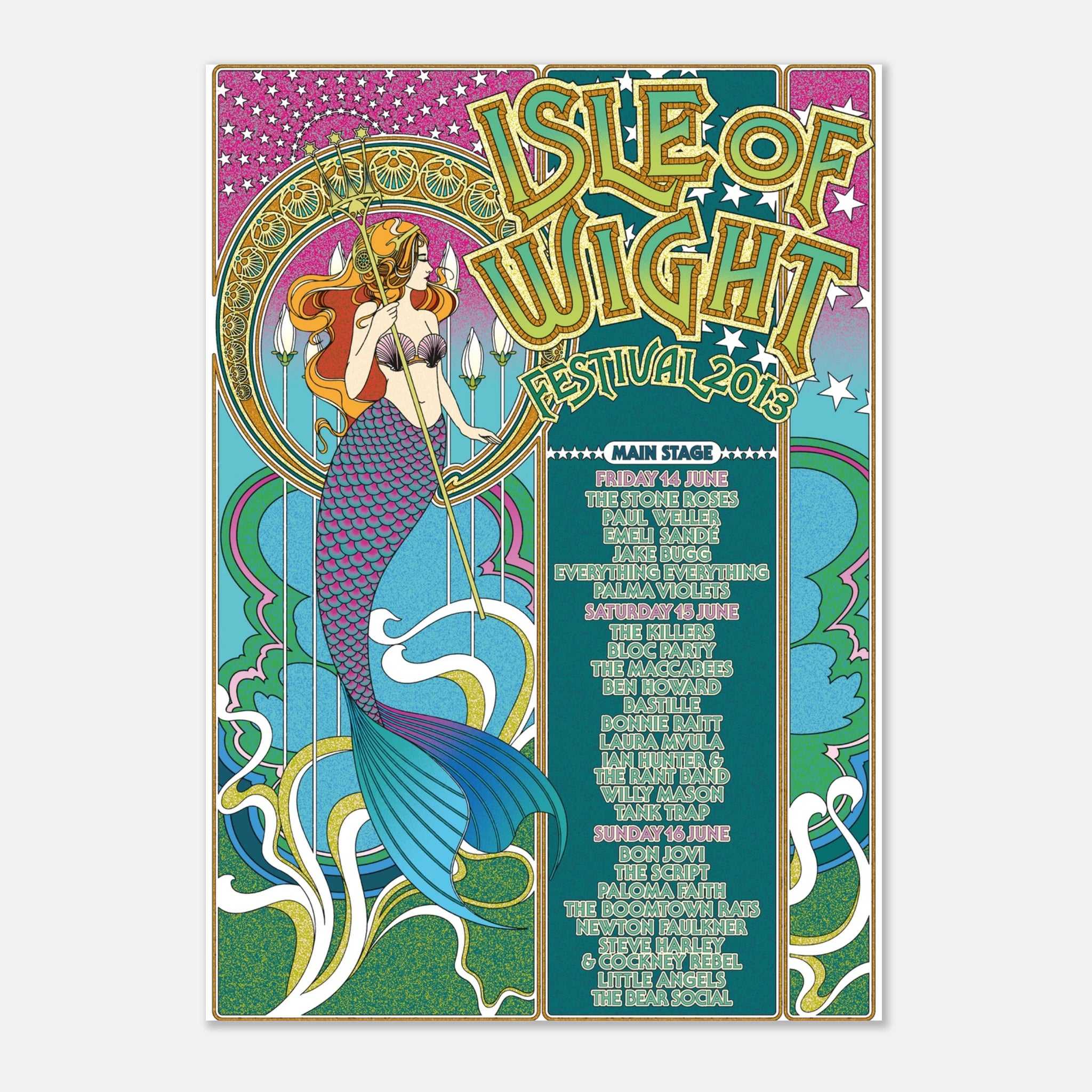 2013 Line Up Poster A2 Isle Of Wight Festival Shop 2013-line-up-poster-a2-isle-of-wight-festival-shop