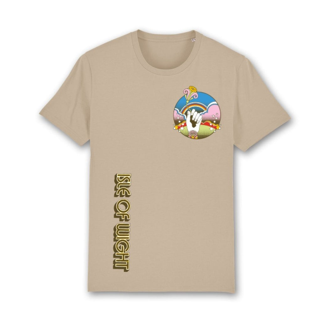Flower Hand Khaki T-Shirt