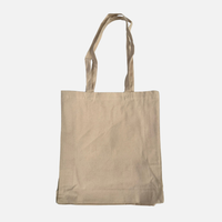 Isle of Wight Festival 2025 Peacock Tote Bag in plain beige canvas with a peacock design and two shoulder straps, perfect for your festival essentials.