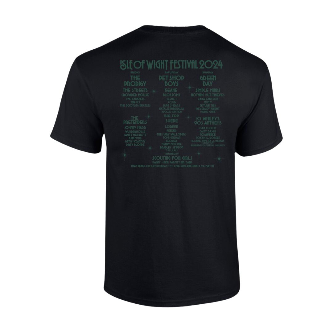 Isle of Wight Black Event T-Shirt