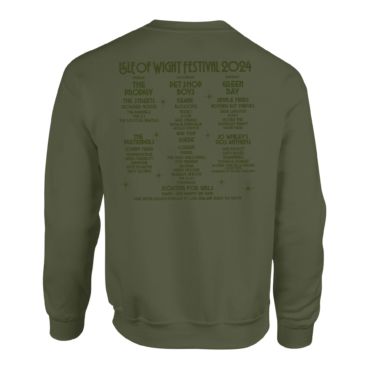 Isle of Wight 2024 Green Event Sweatshirt